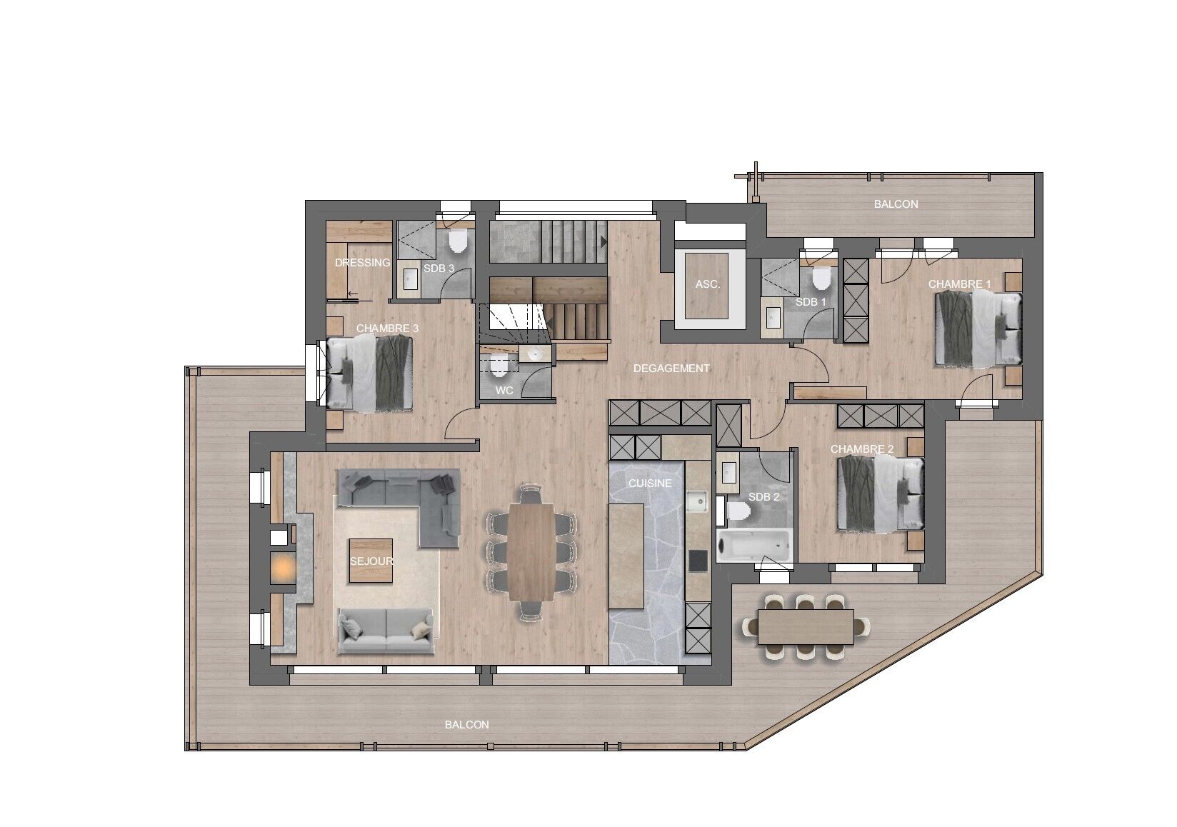 Plan-id(5)-Gentianes Duplex Combles